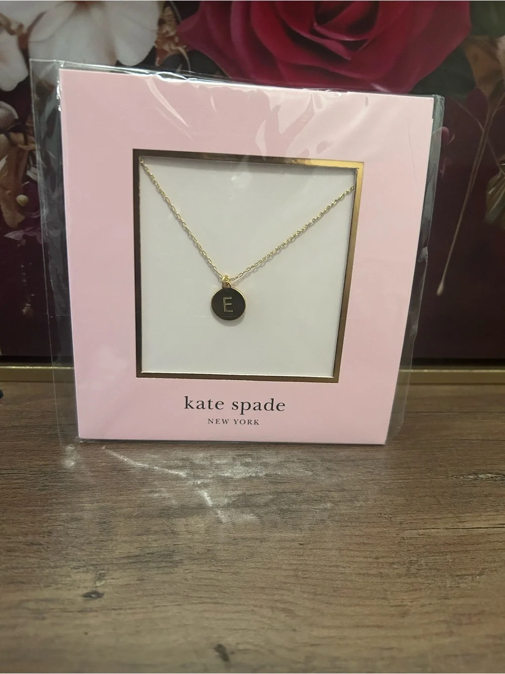 Kate Spade Gold Initial 'E' Necklace